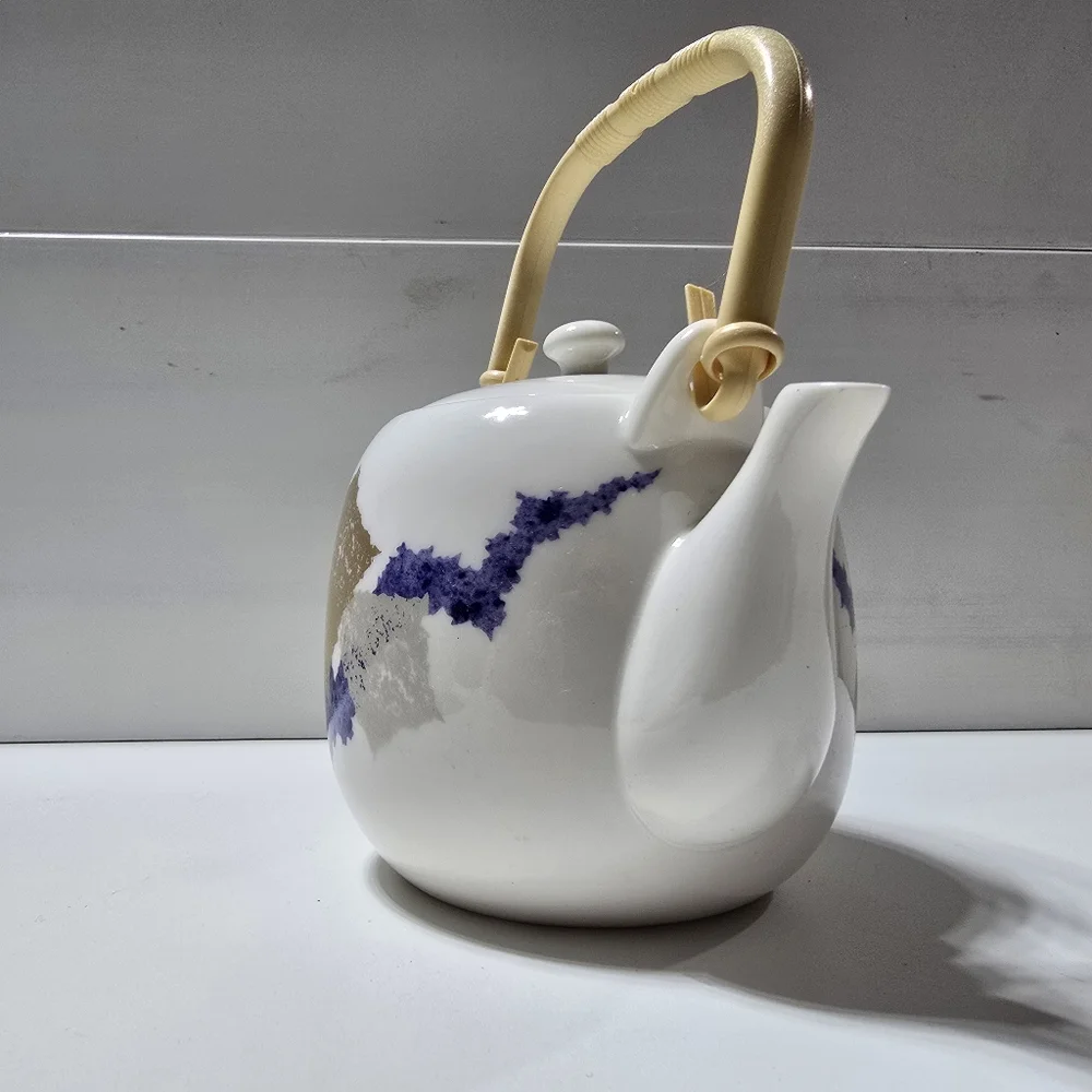 Tea Kettle And Tea Cups - Picture 3 of 14